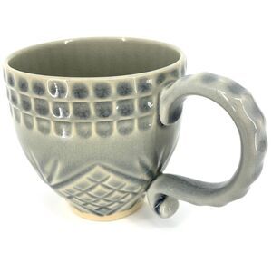 Costa Nova Portugal Cristal Collection Grey Mug 10 oz.